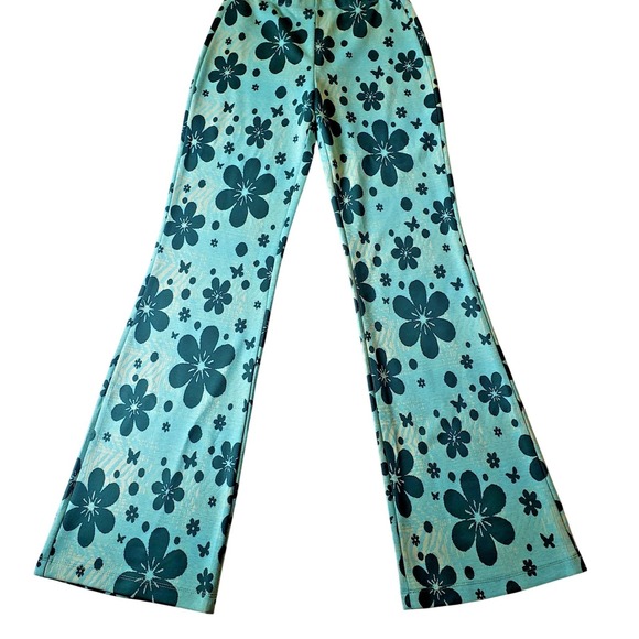 Urban Outfitters Pants - Urban Outfitters Bryn Flare Pants Sz S Hippie Festival Boho Bell Bottoms Flower